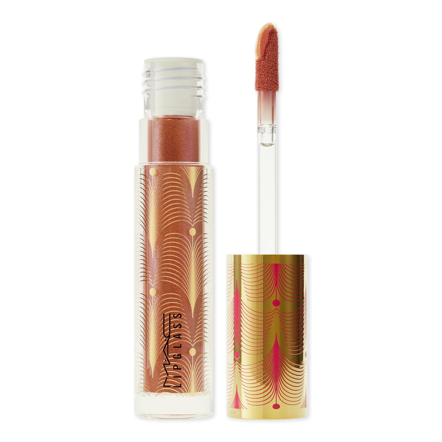 MAC Lipglass Lip Gloss, Ruby Sparks, 0.1 Ounces