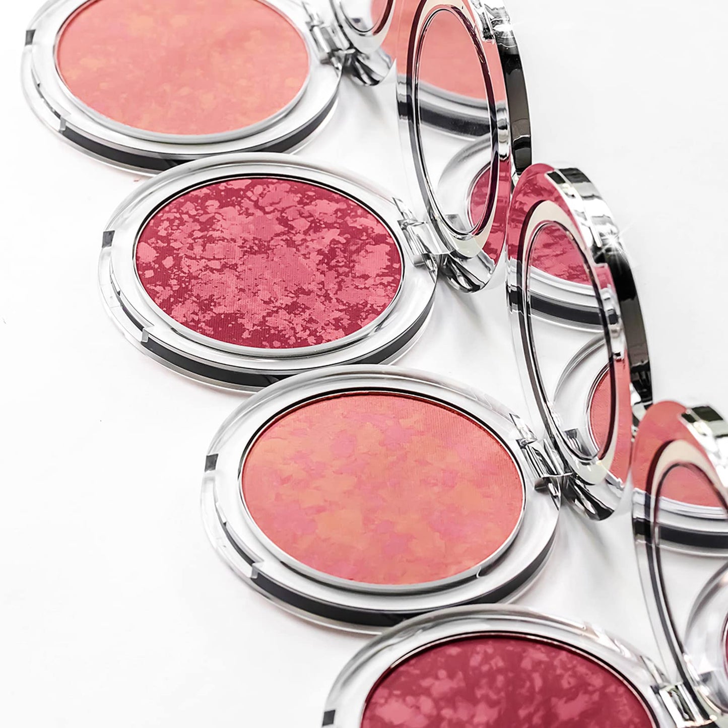 PÜR MINERALS Blushing Act Skin Perfecting Powder in Berry Beautiful, Satin Matte Finish, Buildable Coverage, Cruelty Free, 0.28 Oz