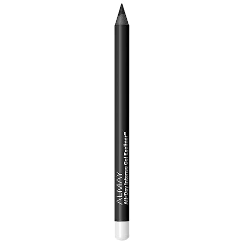 Almay Gel Eyeliner, Waterproof, Fade-Proof Eye Makeup, Easy-to-Sharpen Liner Pencil (Packaging May Vary), 110 Rich Black, 0.045 oz