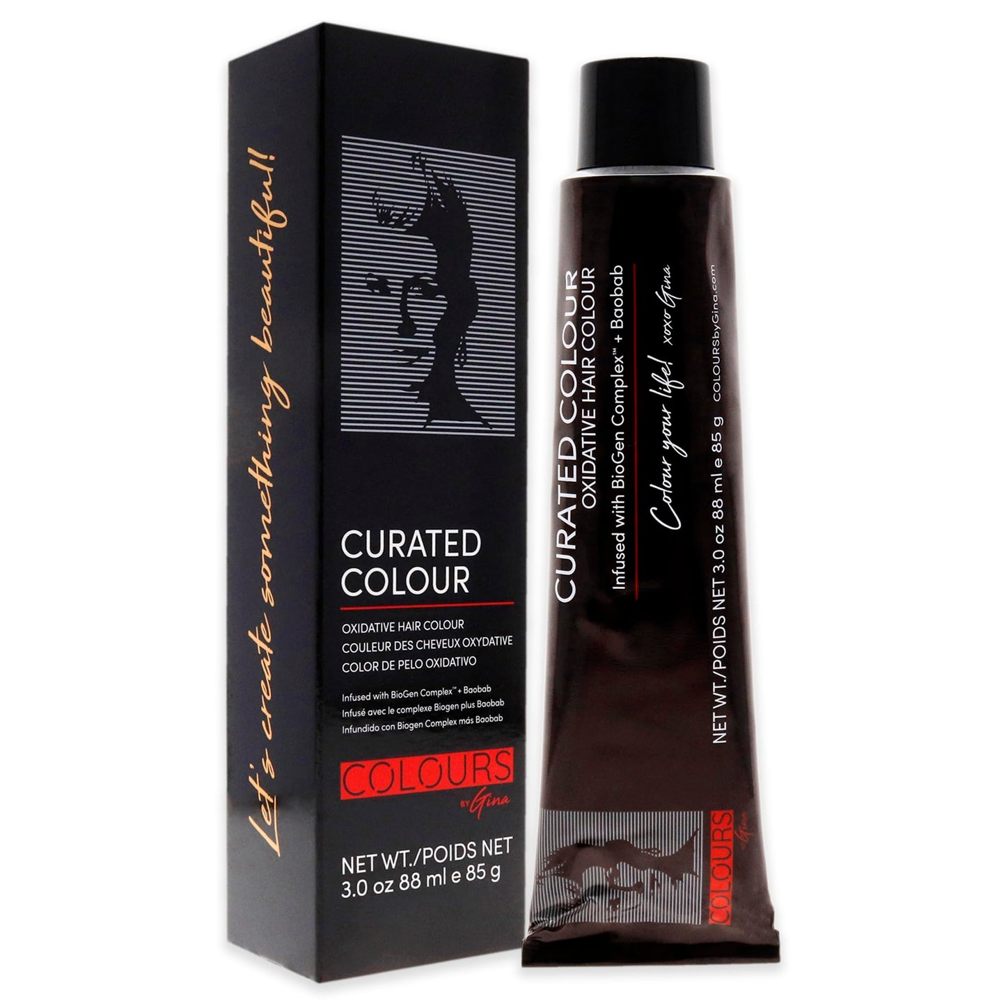 Colours By Gina Curated Colour - 6.3-6G Dark Golden Blonde by Colours By Gina for Unisex - 3 oz Hair Color