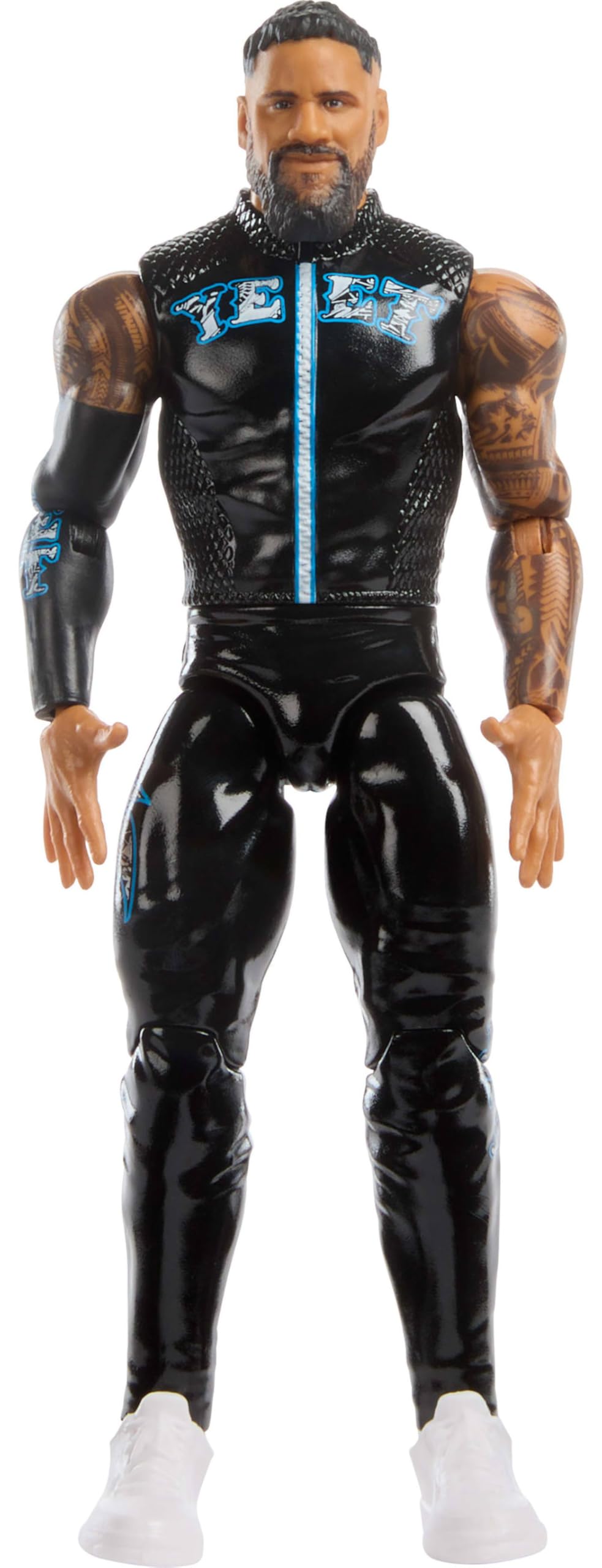 Mattel WWE Jey USO Action Figure, Main Event Series #157, 6-inch Collectible Superstar with 14 Articulation Points & Life-Like Look