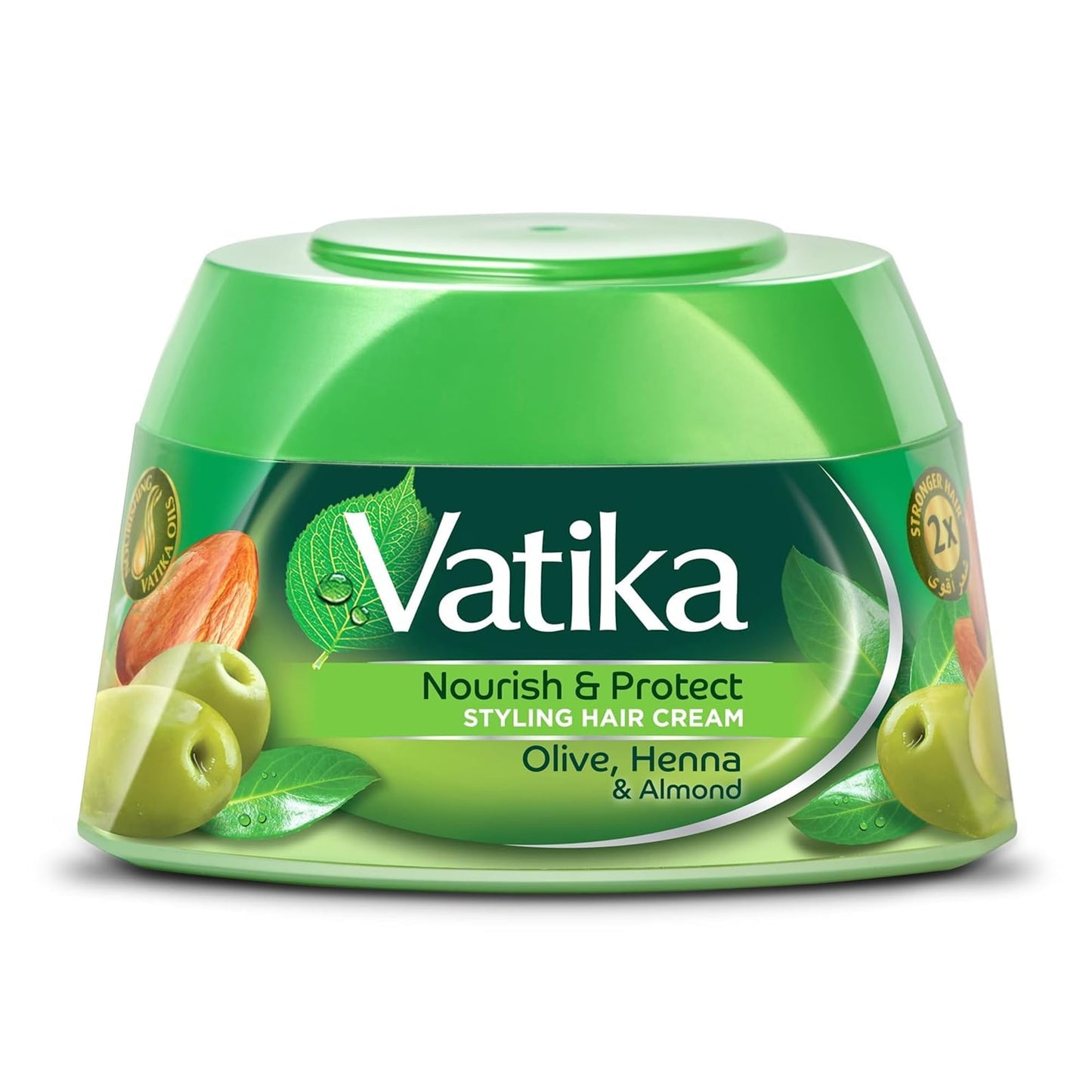 Dabur Vatika Naturals Styling Hair Cream - Henna, 4.7-Fluid Ounce