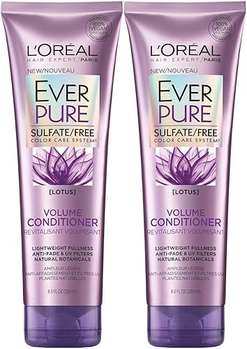 L'Oreal Ever Pure Volume Conditioner Lotus, 8.5 Fl Oz (Pack of 2)