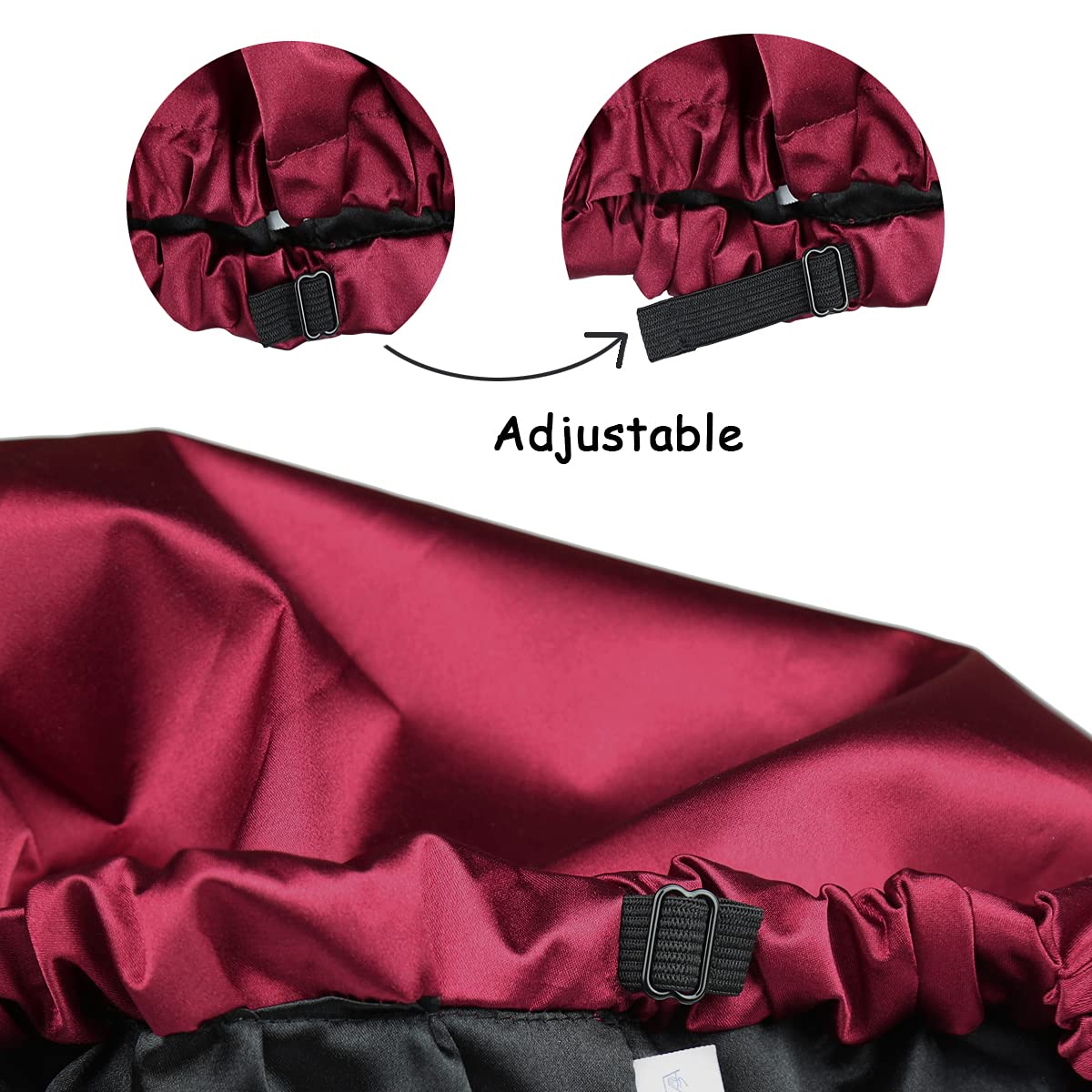Kids Shower Cap for Girls and Boys with Curly Hair, Braids, Dreadlocks, Twists Dark Black Beauty and Personal Care Heerf