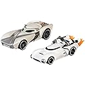 Hot Wheels Boys Star Wars Character Car Rey vs First Order Flametrooper (2 Pack)