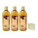 Bath & Body Works Vanilla Blooms - 3 Pack Of Moisturizing Shampoo with a Natural Oats Sample Soap