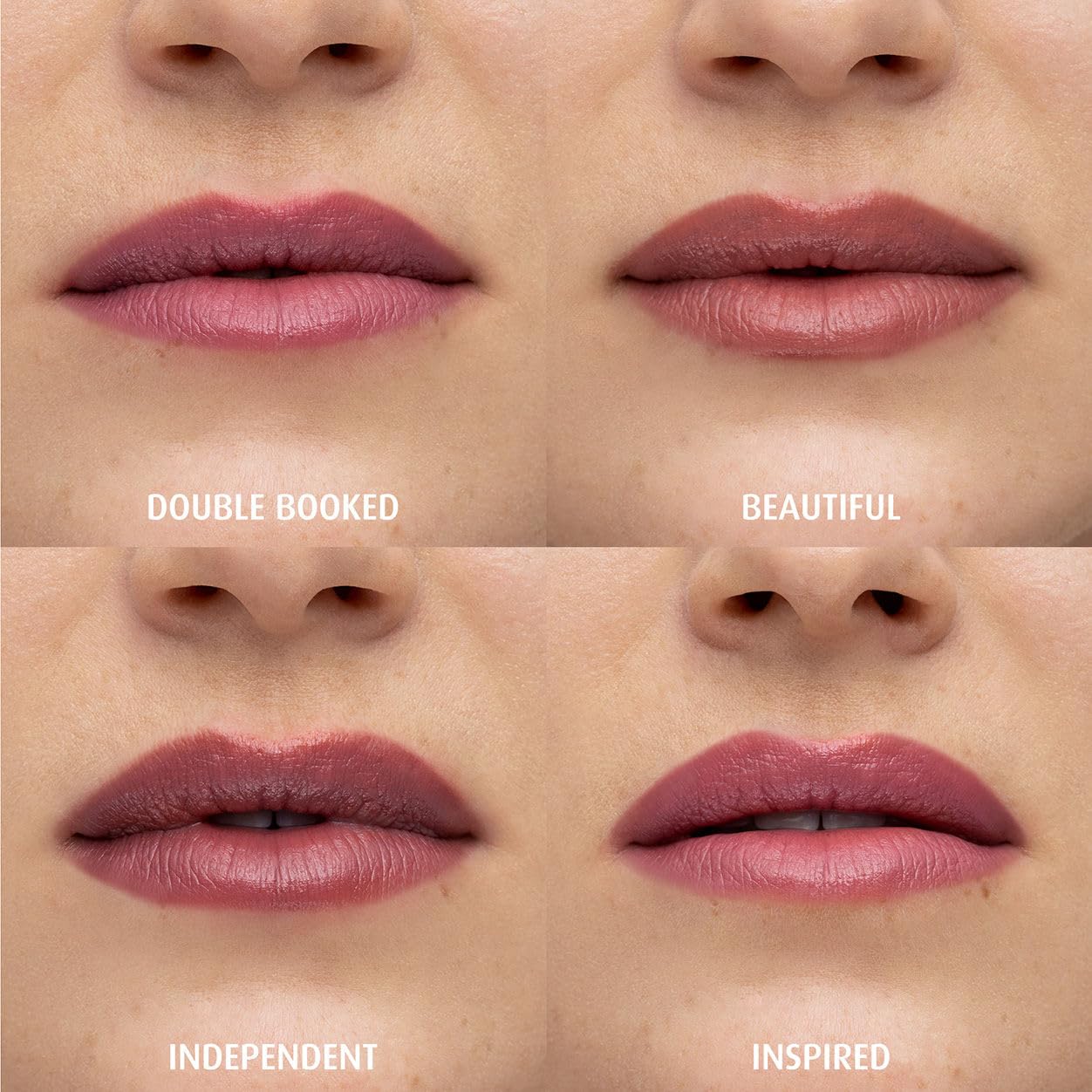 Lune+Aster Lip Liner | Creamy Nude Lip Pencil, Satin Finish, Includes Sharpener - Double Booked