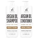 HerStyler Argan Oil Shampoo & Conditioner Set - Hydrating & Moisturizing for Dry, Damaged Hair - With Argan, Rosemary & Aloe - For Men & Women - 33.8