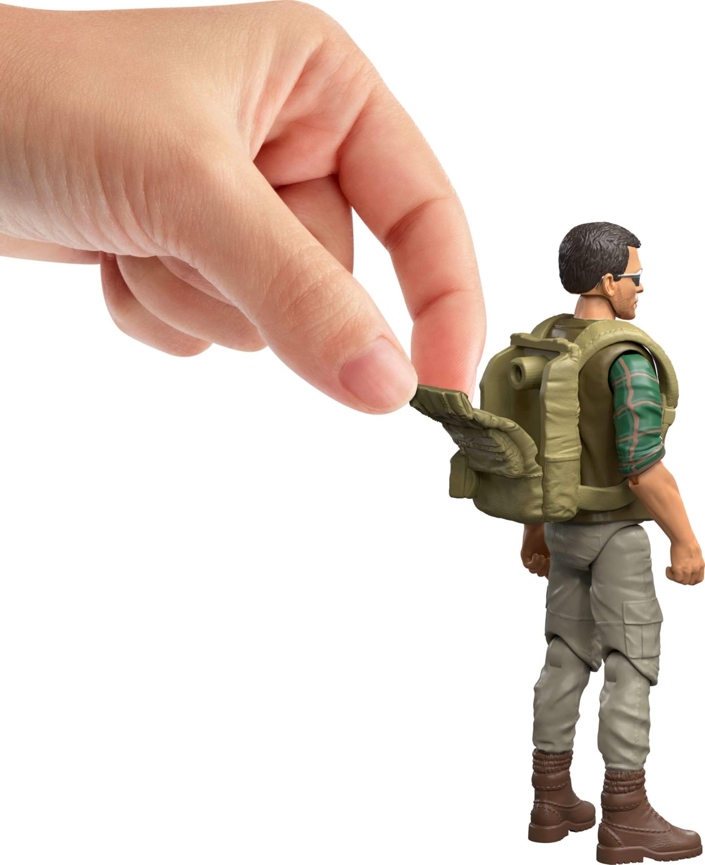 Mattel Jurassic World Rebirth Human & Dinosaur Figure Pack, Dr Henry Loomis & Pteranodon, Movie Accurate 3.75 Inch Scale, Posable Collectible