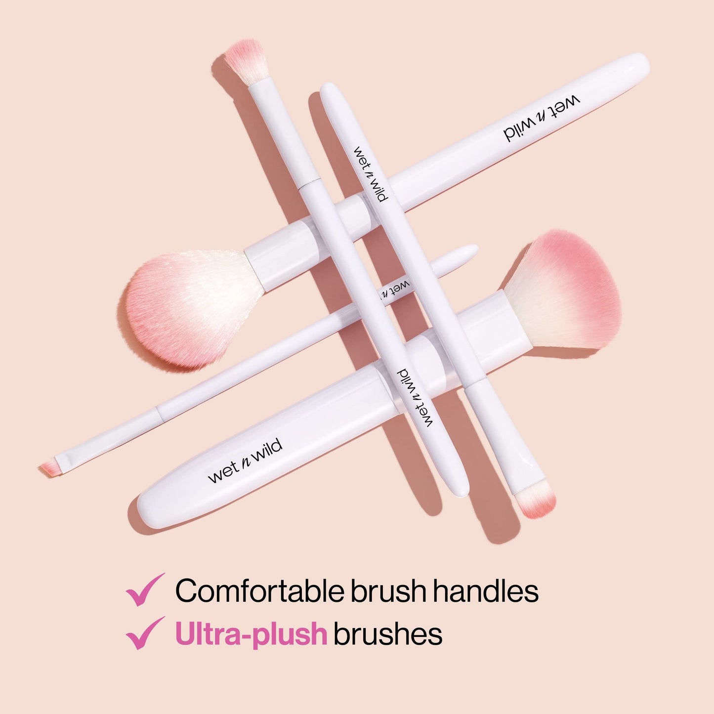 wet n wild Eyebrow and Liner Brush, Dual-Ended Precision, Angled for Definition, Ergonomic Handle for Comfortable Precision Control, Cruelty-Free