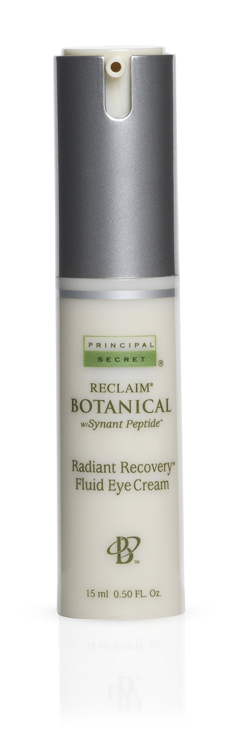 Principal Secret reclaim BOTANICAL Anti-Aging Radiant Recovery Fluid Eye Cream Plant Based Retinol, Argireline, Squalane, Peptides, Ceramides
