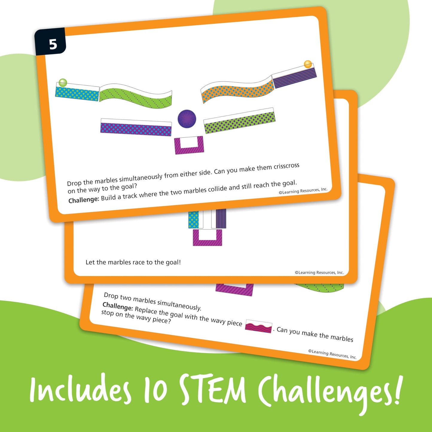 Learning Resources Tumble Trax Magnetic Marble Run – STEM Wall Activity Toy for Kids, Montessori Classroom Must-Have, Fine Motor Skills