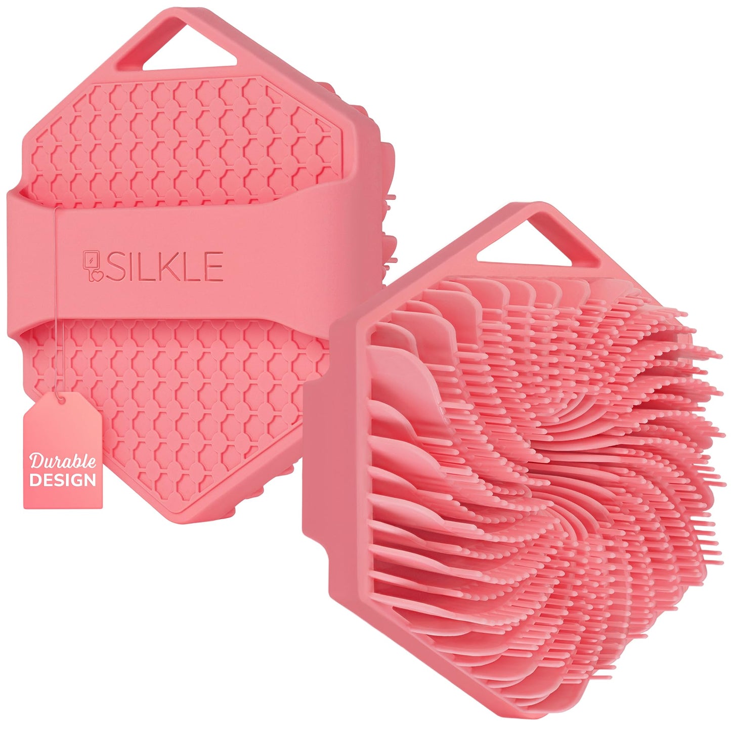 SILKLE Silicone Body Scrubber - Gentle Exfoliating Shower Scrubber for Body & Bath, Silicone Shower Brush & Loofah Alternative - Non-Slip Silicone Beauty and Personal Care SILKLE Default Title