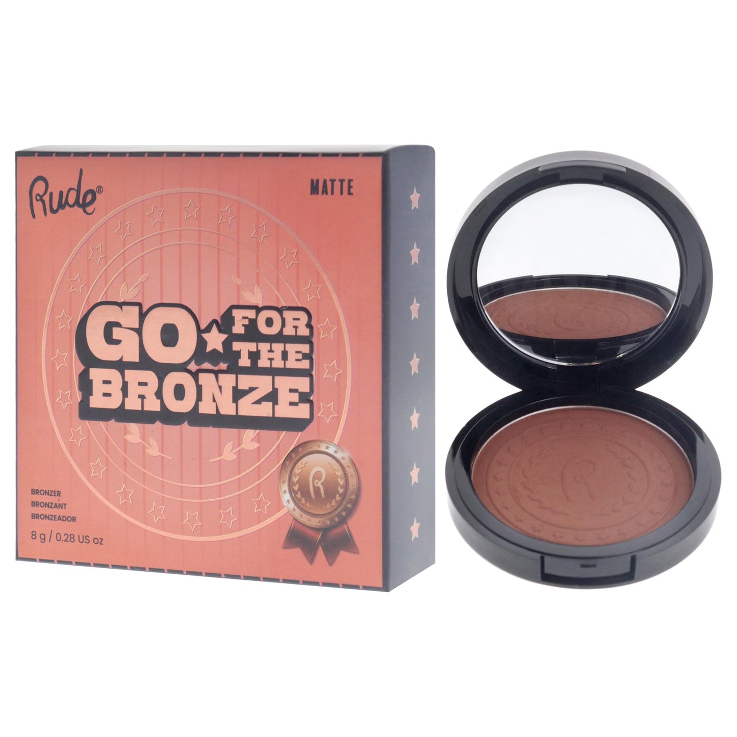 Go for the Bronze - Did Not Break The Ribbon by Rude Cosmetics for Women - 0.28 oz Bronzer
