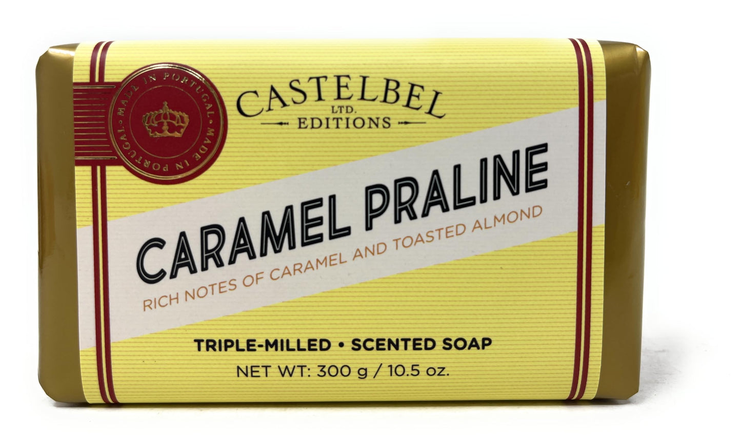Castelbel Caramel Praline Scented Soap, 10.5 Ounces