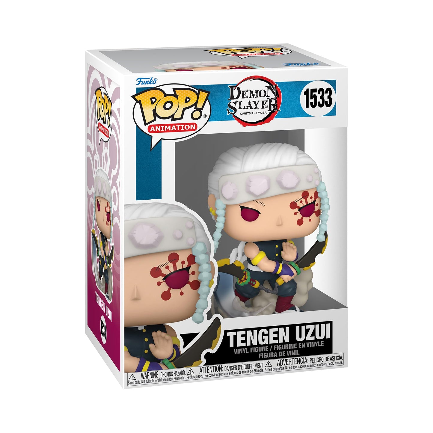 Funko POP! Animation: Demon Slayer - Tengen Uzui - 1/6 Odds for Rare Chase Variant - Metallic - Collectable Vinyl Figure - Gift Idea - Official…