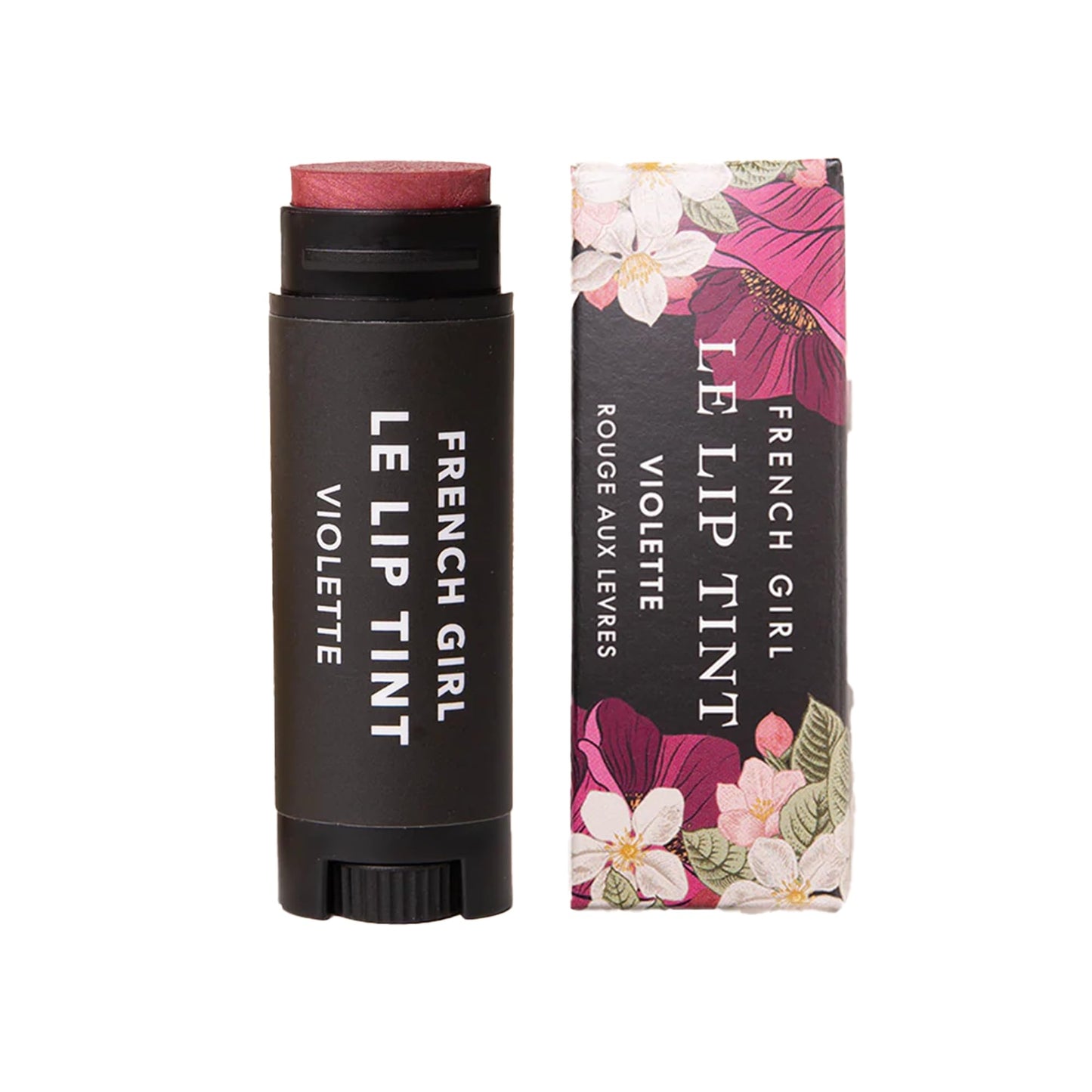 French Girl Le Lip Tint - Moisturizing & Hydrating Lip Balm for Sheer, Buildable Coverage & Shine, Clean Formula, Organic Ingredients, Vegan