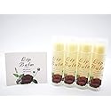 ZZYBIA Assorted Clear Vinyl Lip Balm Label Sticker for Lip Balm Tubes Containers 20pcs - Red Rose