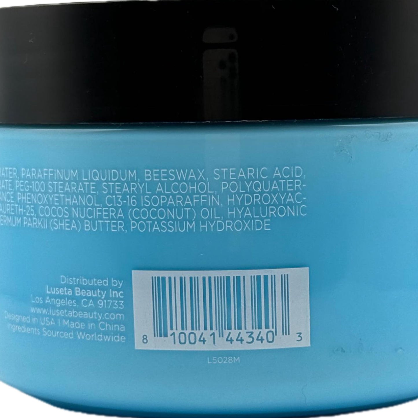 L LUSETA Coconut Milk & Hyaluronic Acid Body Butter, Hydrating & Moisturizing Formula, 16.9 fl oz