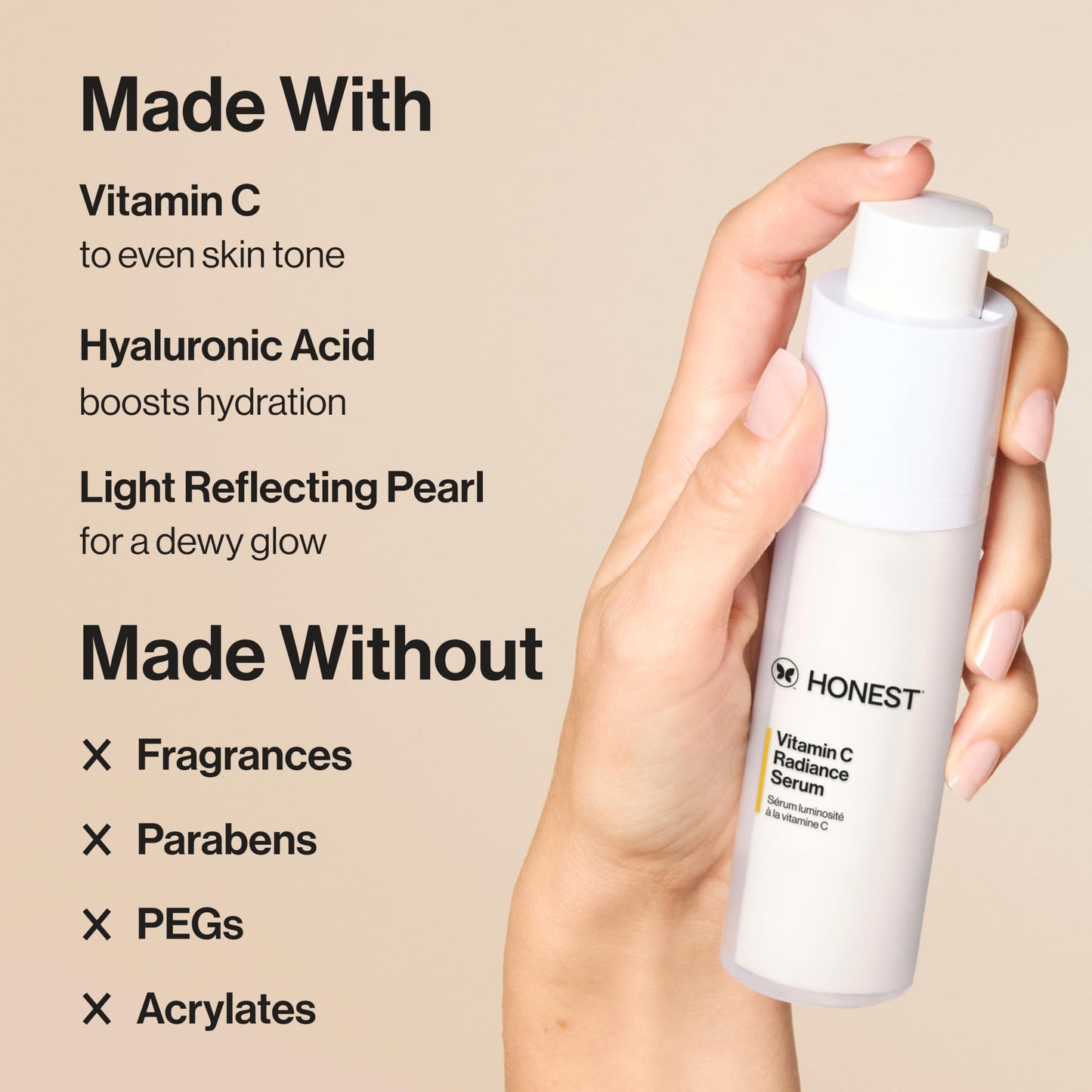 Honest Beauty The Icons Skincare Trio Travel Kit, Mini Hydrogel Cream, Gentle Gel Cleanser, Vitamin C Radiance Serum for Sensitive Skin, Vegan