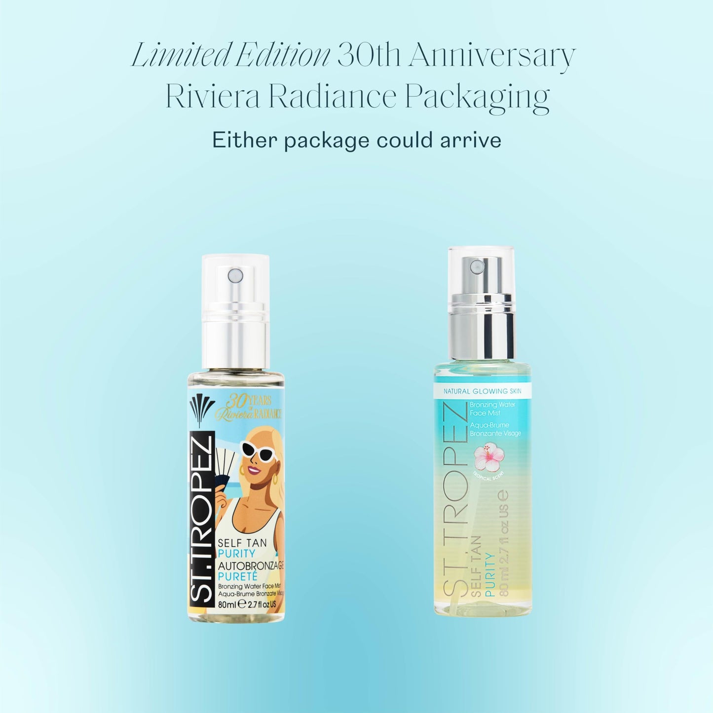 St.Tropez Self Tan Purity Bronzing Water Face Mist, Natural Sunkissed Glow with Hyaluronic Acid & Antioxidants, Vegan, Natural & Cruelty-Free Face Beauty and Personal Care St.Tropez
