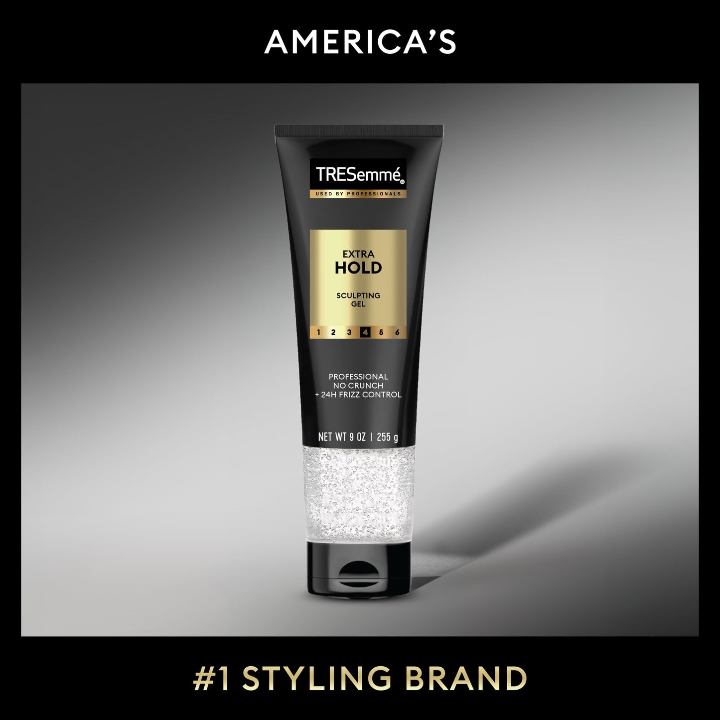 TRESemmé Extra Hold Hair Gel Alcohol-Free for 24-Hour Frizz Control and Humidity Protection 9 oz