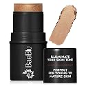 BaeBlu - Organic Cream Bronzer Stick - 100% Natural Vegan Cream Bronzer for Face, Multi-Use for Lips, Cheeks & Eyes, Buildable Shimmer, Gluten-Free
