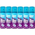 Rave Hairspray 4x Mega Aerosal Travel Size 1.5 oz, Pack of 6