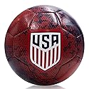 Icon Sports Officially Licensed US Soccer Federation Soccer Ball - USA01BL Navy Size 5