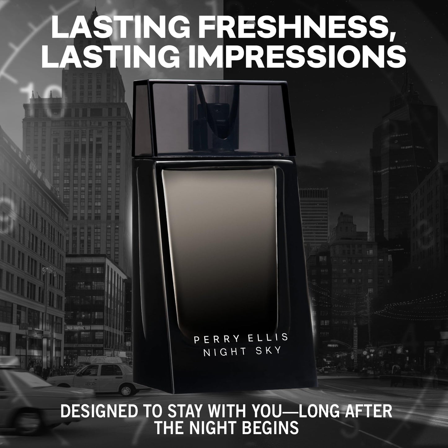 Perry Ellis Night Sky - Men's Cologne - 3.4 fl oz Eau de Toilette - bergamot, anise, pear, fig, geranium, lavender, fir balsam, vanilla, vetiver,