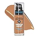 Revlon Liquid Foundation, ColorStay Face Makeup for Normal & Dry Skin, SPF 20, Longwear Medium-Full Coverage with Natural Finish, 320 True Beige, 1 fl