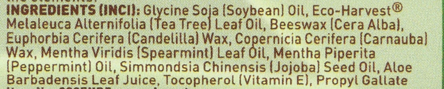 Desert Essence Lip Rescue Therapeutic with Tea Tree Oil - 0.15 Oz - Antiseptic Balm - For Cracked Lips, Cold Sores - For Softer, Smoother Lips