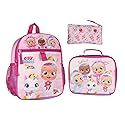 INTIMO Cry Babies Magic Tears Characters Unicorn 3 PC Backpack Lunch box Pencil Pouch Set