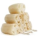 FRTIM Natural Loofah Sponge, Organic Bath Loofah Pack, Lufas Exfoliating Body Scrubber, Loofas Sponges Shower Loofah for Women and Men, Skin SPA