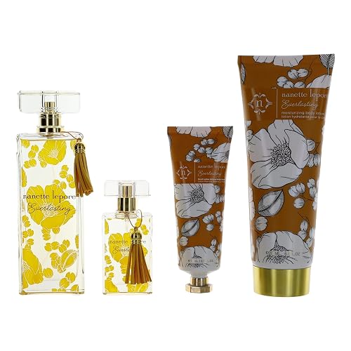 Everlasting by Nanette Lepore 4 Piece Gift Set Eau de Parfum, 3.4 fl. oz. for Women