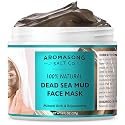 Aromasong 100% Pure Dead Sea Mud Mask - 5 Minute Mask - No Ingredients Added - for Face & Skincare - Blackhead Remover - Anti-aging - Pore Minimizer