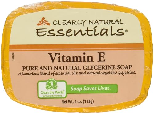 CLEARLY NATURAL BAR SOAP,GLYCERINE,VIT E, 4 OZ, 6 pack Beauty & Personal Care Clearly Natural