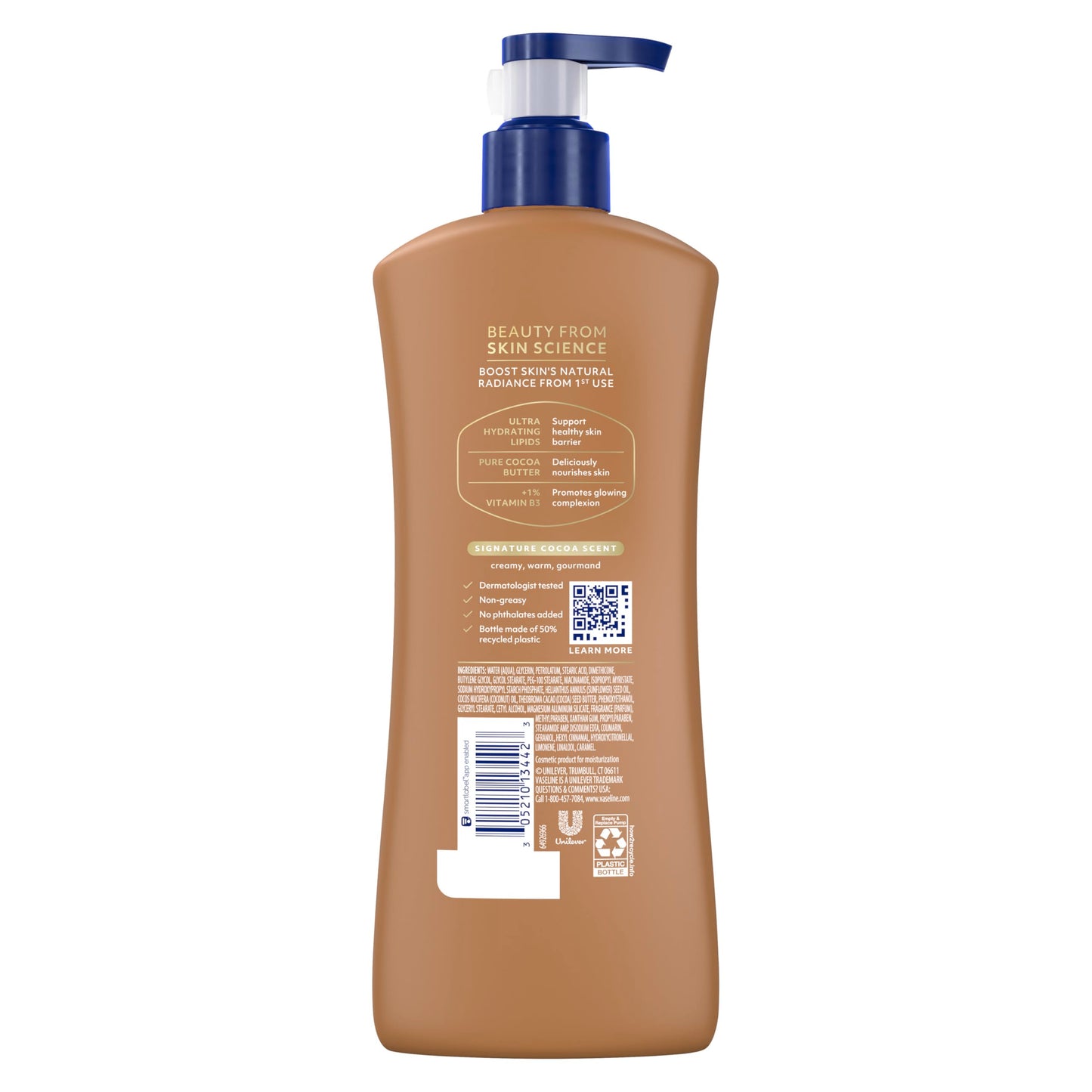 Vaseline Intensive Care Cocoa Radiant Rich Feeling Lotion 20.3 oz