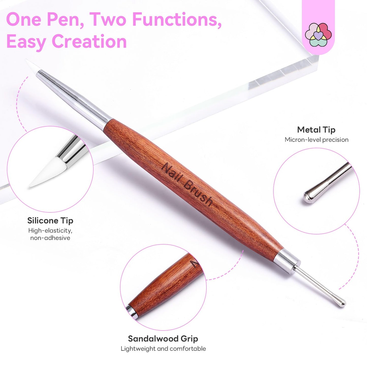 SAVILAND 5PCS Kolinsky Acrylic Nail Brush Set: Size 4# 8# 10# 12# 16# Acrylic Nail Brushes for Acrylics Application, Professional Acrylics Brushes Beauty and Personal Care SAVILAND