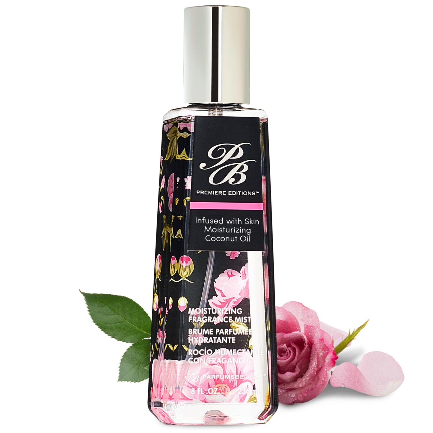 PB ParfumsBelcam Premiere Editions Moisturizing Fragrance Mist for Women - Fruity Floral Scent with Red Berries, Peony & Soft Florals - Hydrating Body