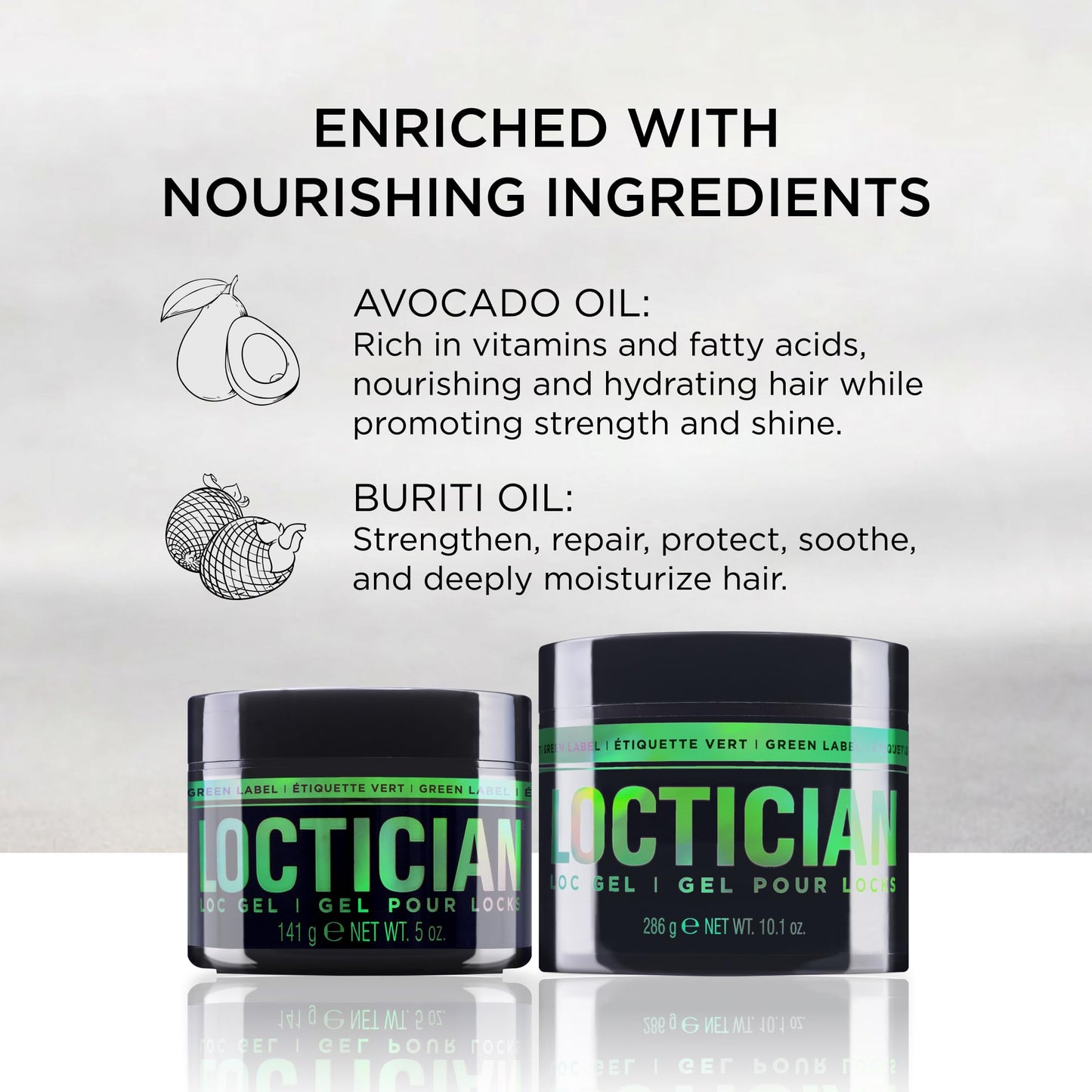 Style Factor LOCTICIAN Green Premium Pomade with Buriti & Avocado Oils Max Hold, Unscented, Clean, Expert Styling Gel for Locs, Twists, Braids for All