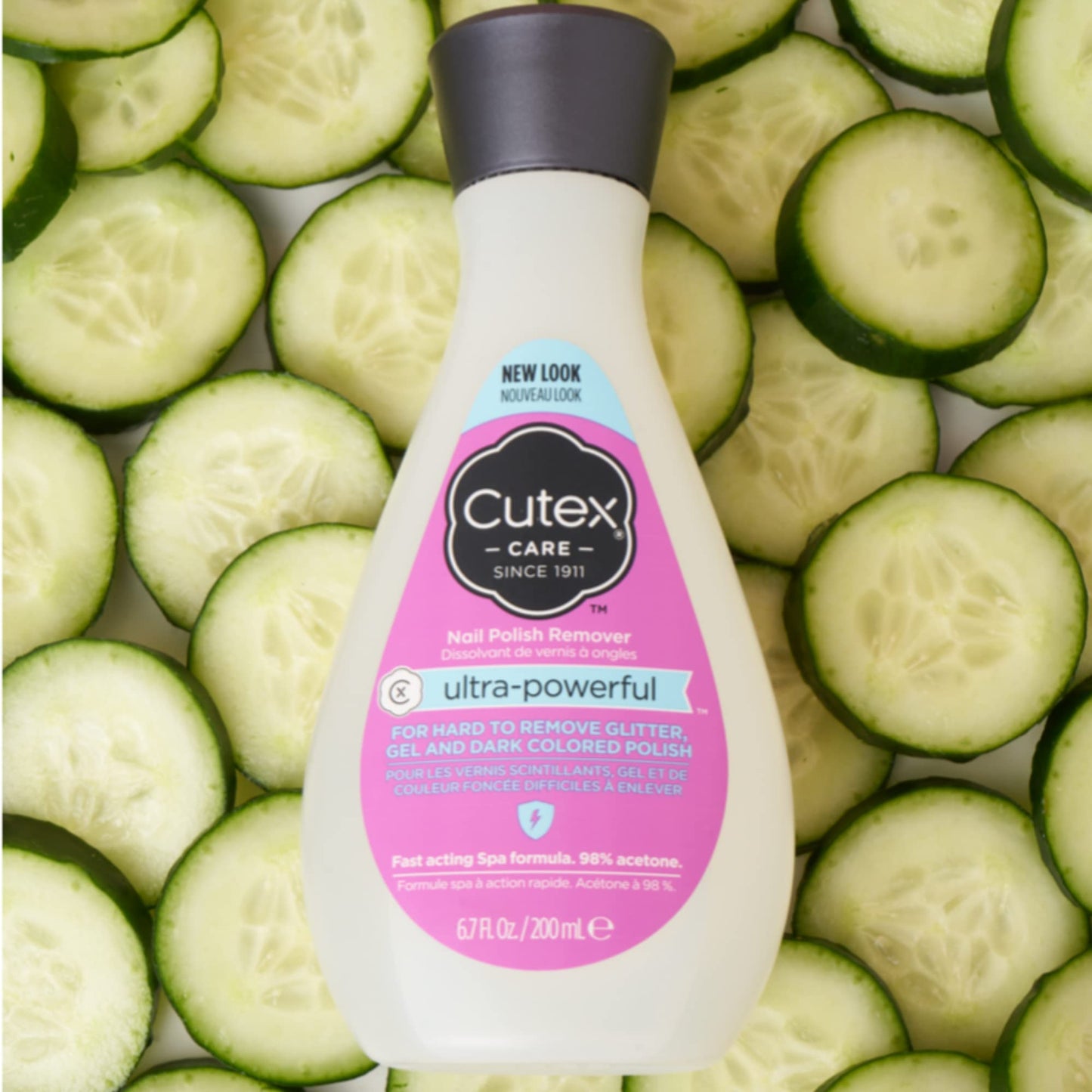 Cutex Ultra-Powerful Nail Polish Remover 6.76 Fl Oz (Pack of 6) Beauty & Personal Care Cutex