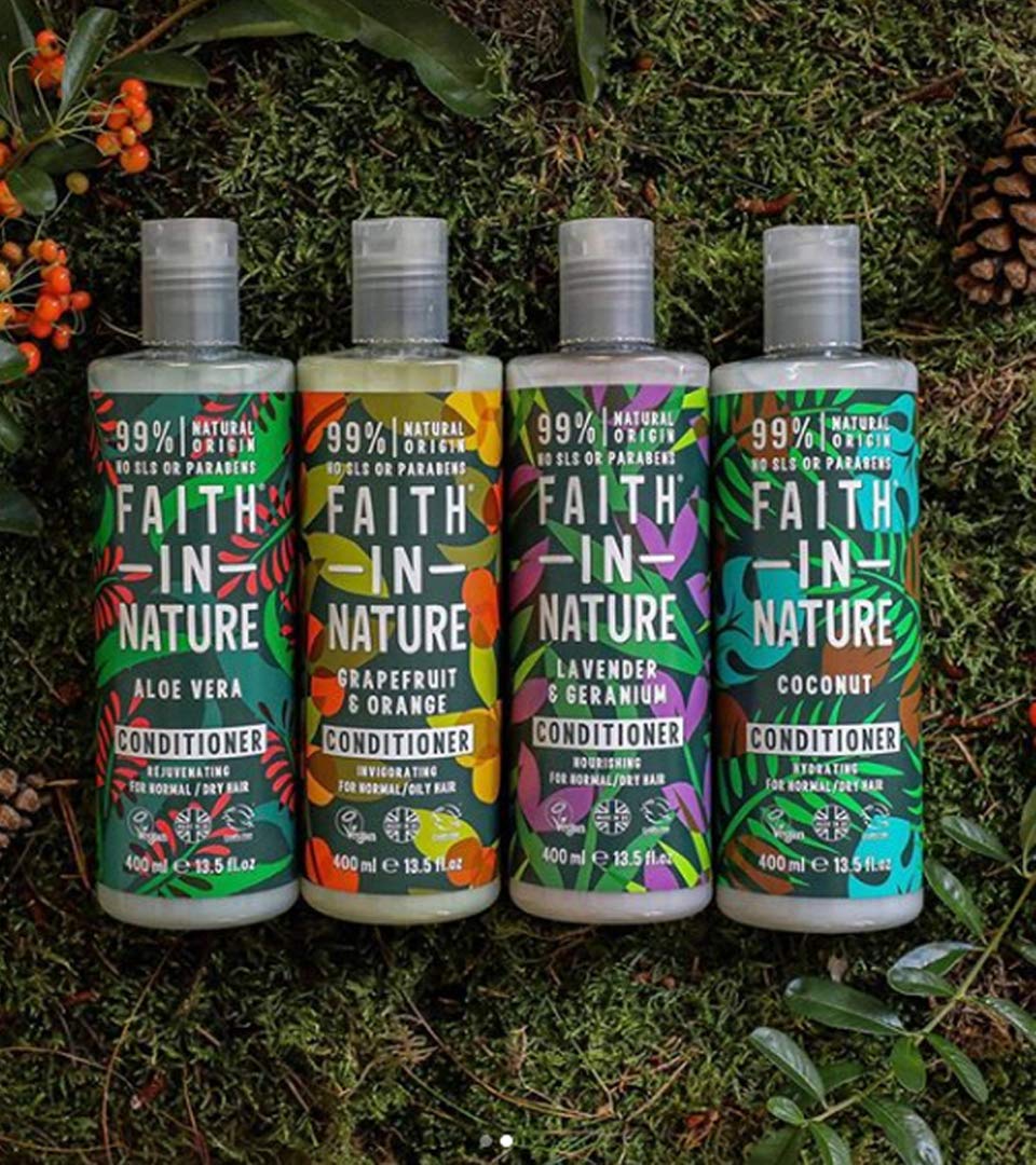 Faith In Nature Shampoo 400ml & Conditioner 400ml Duo | Vegan | Cruelty Free | 99% Natural Fragrance | Free From SLS or Parabens (Rosemary)