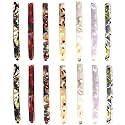 MIAO JIN 14 Pcs Hair Clips Bobby pins Acetate Barrettes Hair Accessories Fashion Geometric Bobby Hair Clips (7 Design)