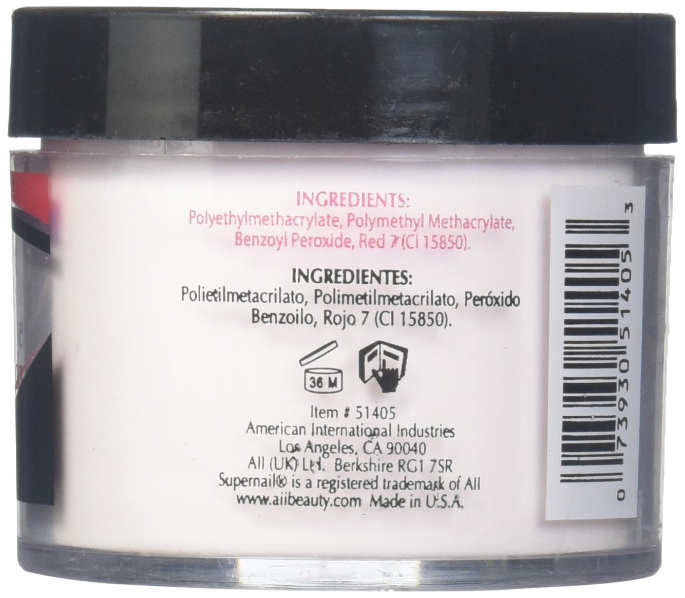 Supernail Nail Powder, Pink, 2 Ounce Beauty & Personal Care SuperNail