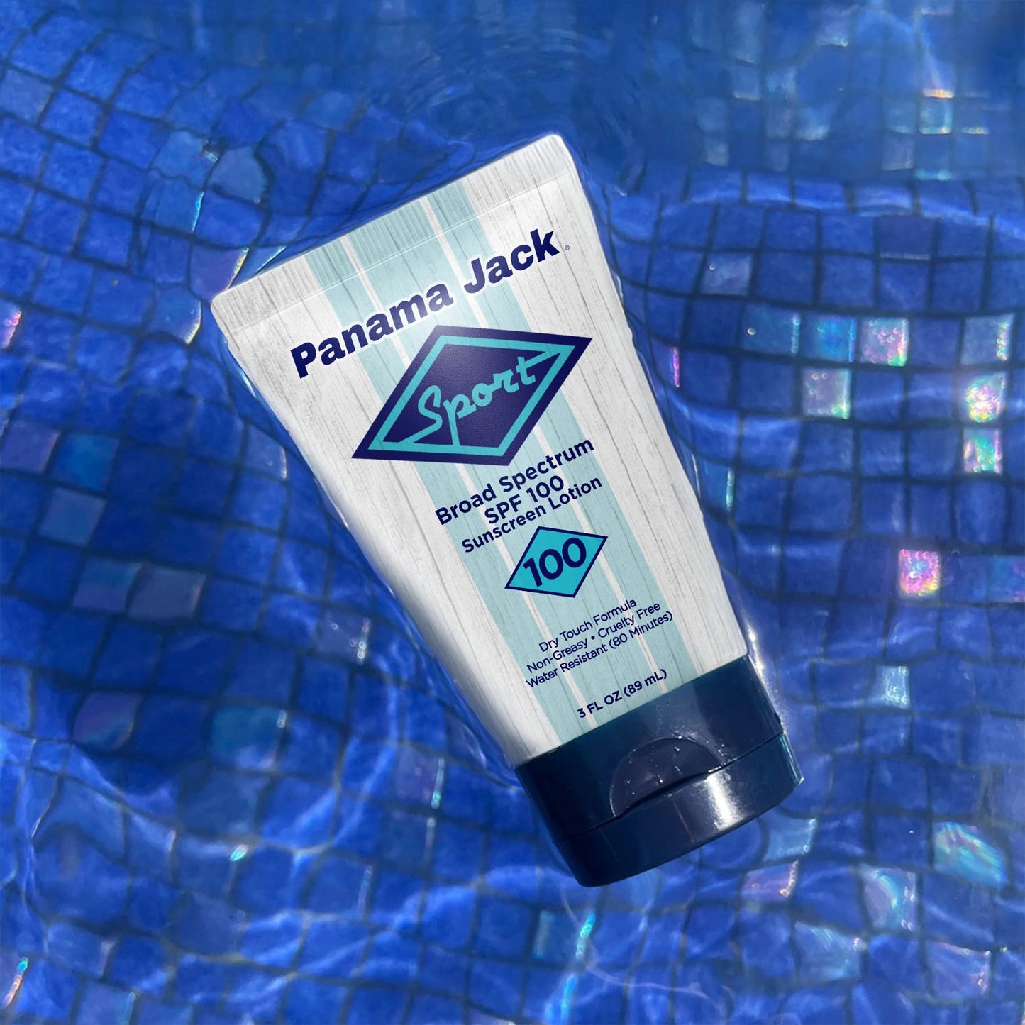 Panama Jack Sport Sunscreen Lotion - SPF 100, Broad Spectrum UVA/UVB Protection, Non-Greasy, PABA, Paraben, Gluten & Cruelty Free, 3 FL OZ (Pack of 6)