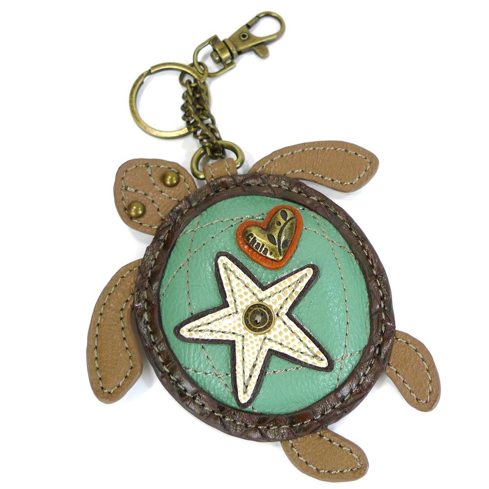 Chala Handbag Patch Crossbody SEA TURTLE Bag Canvas Messenger OLIVE GREEN