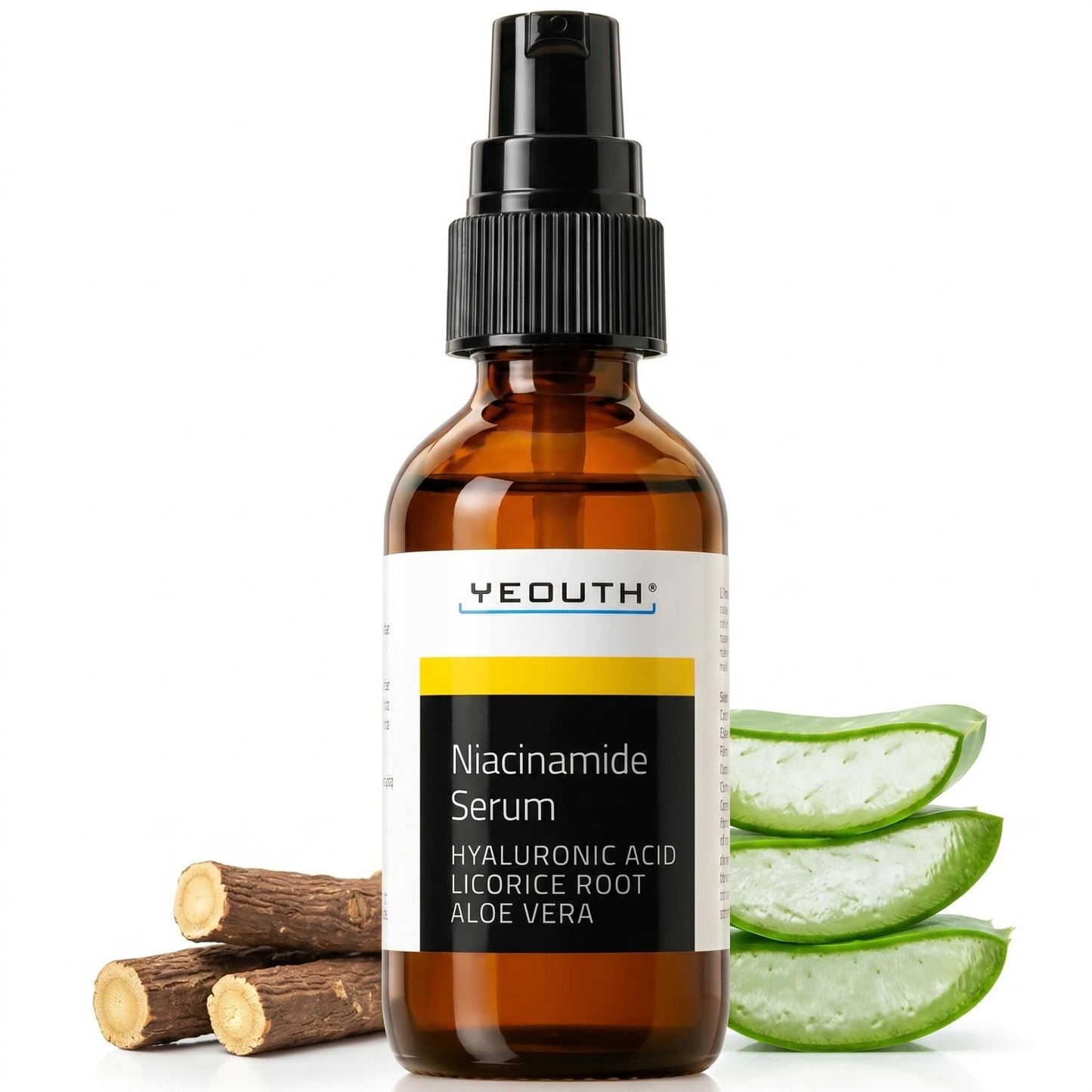 YEOUTH Niacinamide Serum for Face 10% with Hyaluronic Acid and Aloe Vera, Hydrating B3 Skin Care Face Serum for Women and Men, Hydrating Skincare Beauty & Personal Care YEOUTH