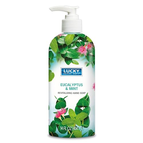 Lucky Super Soft Liquid Hand Soap, Eucalyptus Mint, 14 Fluid Ounce Beauty & Personal Care Delta