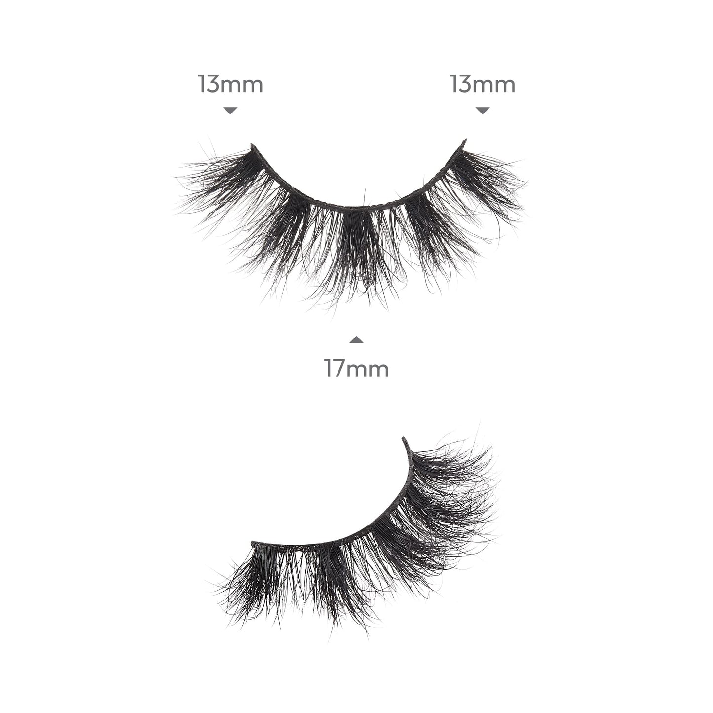 i-ENVY Luxury Mink Collection False Eyelashes 100% Real Mink Glamorous Eye Look Lashes Maximum Fluffiness 3D Multi-Curl Angle (1 Pack)